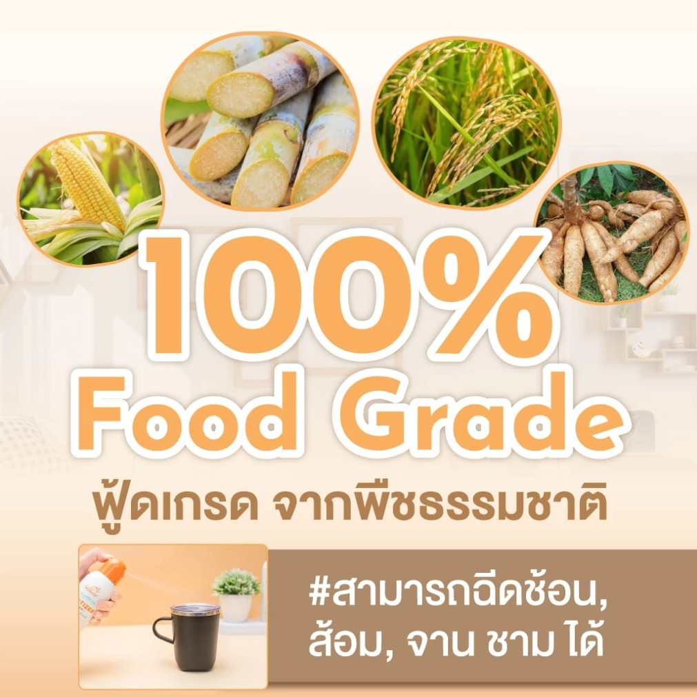 Saker สเปรย์แอลกอฮอล์จากพืชธรรมชาติ ฟู้ดเกรด เกรดสัมผัสอาหารได้ มาตรฐานญี่ปุ่นอันดับ1 - รูปที่ 4
