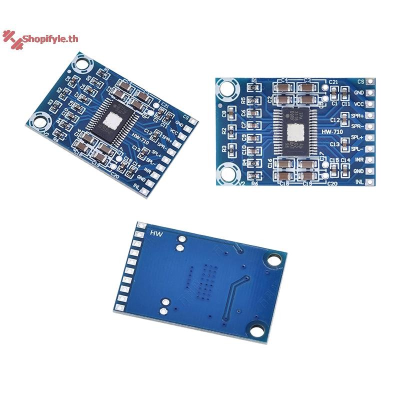 Shopifyle TPA3116D2 XH-M562 50W + 50W 2.0 ช่องดิจิตอลสเตอริโอเครื่องขยายเสียง 12-24V th