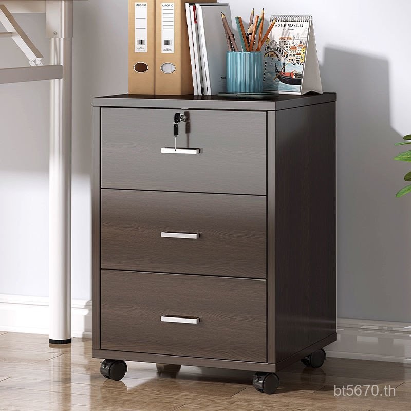 Locker Office Wheeled ll Storage Cabinet Work Position File Modern Mobile File Cabinet ตู้ลิ้นชักล็อ