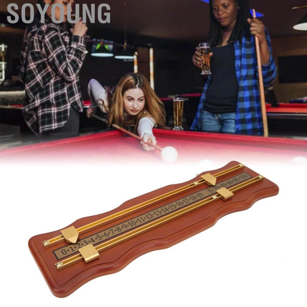 Soyoung Dauz Billiard Game Score Score Board Board Wavy Scorer MDF สำหรับเทเบิลเทนนิส