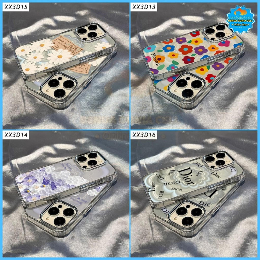CASE ILLUSION FLOWER MOTIF REALME 2 PRO 5 5S 5i 6 6 PRO 7i 8 4G 5G 8 PRO 9i C1 C2 NARZO 20 30A 50A P
