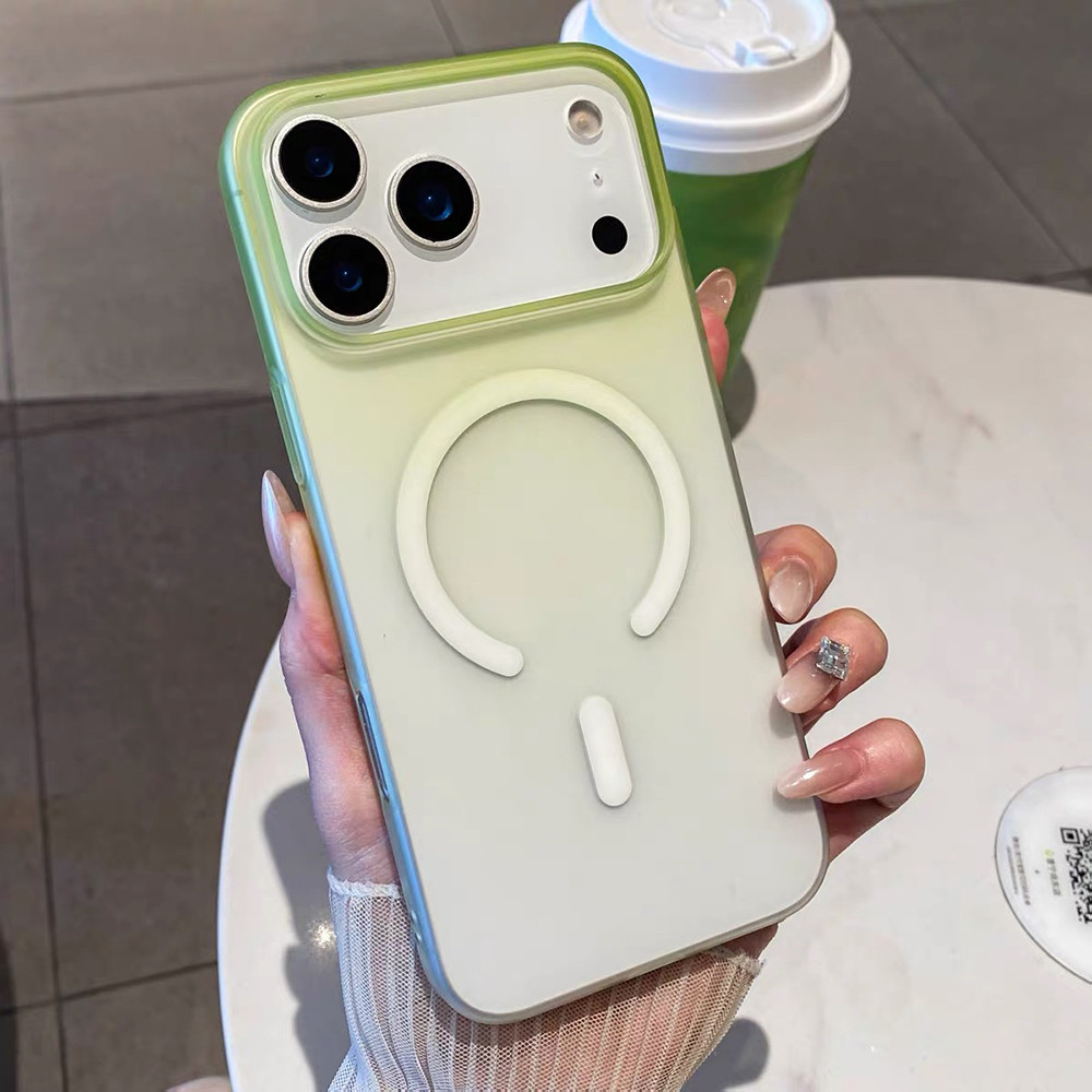 Magnetic Matte Hard เคสโทรศัพท์สําหรับ iPhone 17ProMax 16Plus 15 14 13 12 11 กันกระแทกป้องกันปลอก - รูปที่ 2