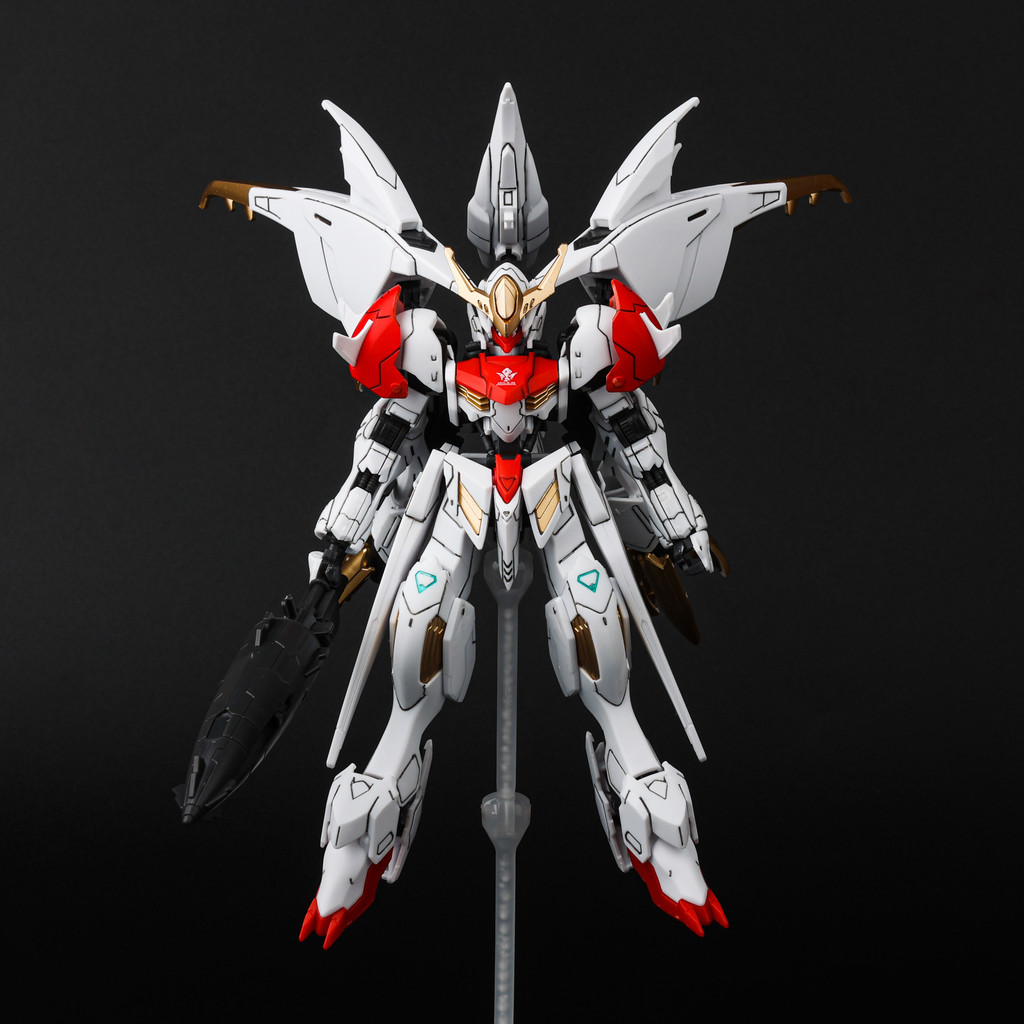 G GK Amazing Barbatos หมาป่าสีขาวแผ่นสเปรย์แชมเปญทอง HG Gundam รุ่นประกอบของเล่นรูปของขวัญในประเทศ KO ราคา ถูกที่สุด ดีลบีเคเค แกลเลอรีภาพที่ 6