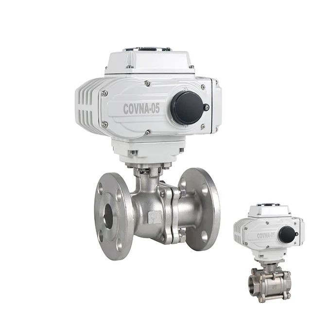 ราคาใหม่มาแรง Dn50/80/100 12v 24v Dc 24v 110v 220v Ac Flange Water Flow Control Rotary Float Electri