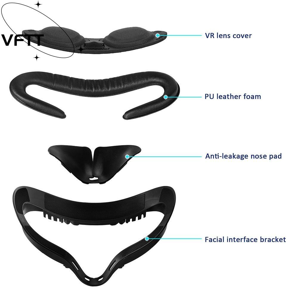 VFTT VR Facial Cover อะไหล่จมูก Pad แผ่นโฟม Face Cushion Pad สําหรับ Quest2