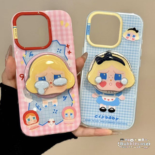 เคส Oppo A60 A3Pro A3X A16 A5i A54 A5s A18 A3 A7 A12 A58 A15 A3s A38 A11 A17 A55 A52 การ์ตูนน่ารักคนร้องไห้ปกใหม่IMDใหม่