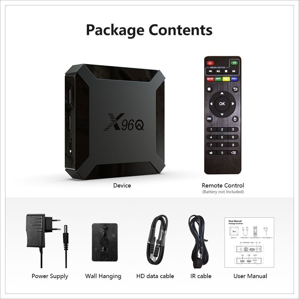 X96Q Quanzhi H313Android10 HD 4KTV BOX