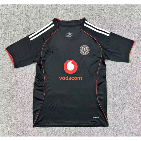เสื้อกีฬาผู้ชาย Orlando Pirates สำหรับปี 2025 พร้อมไซส์ S ถึง XXL