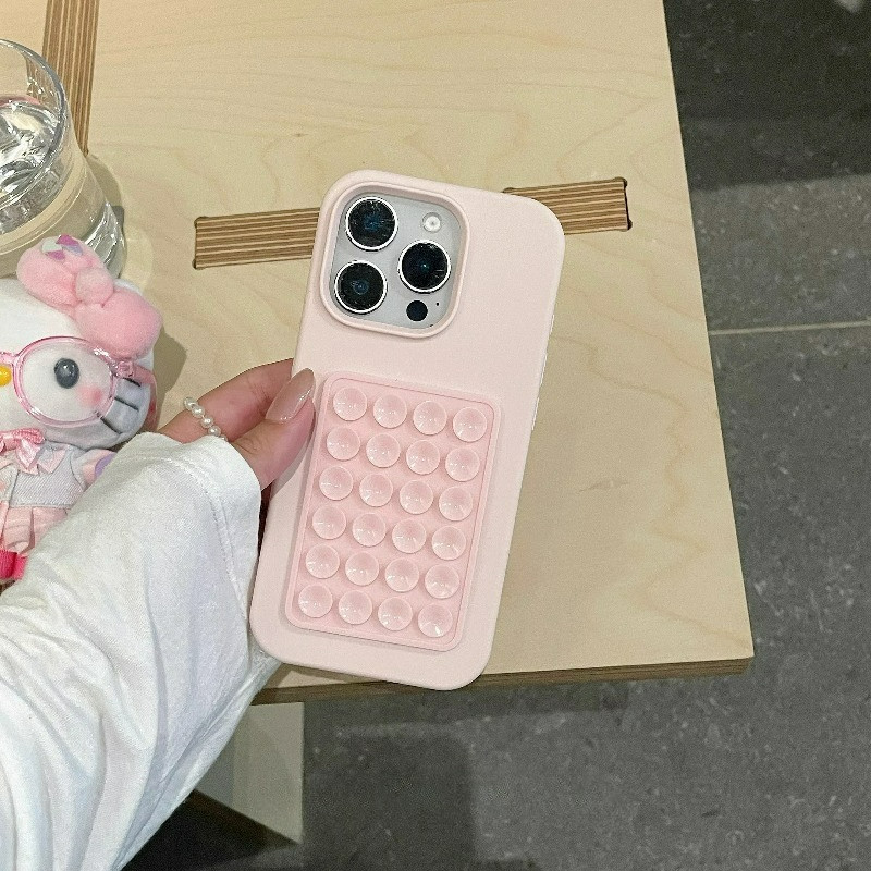 หรูหราซิลิโคนกรณีของเหลวสําหรับiPhone 17 Pro Max 17 Air 16 15 14 13 12 11 Pro Max XR X XS Plus 3Dถ้วยดูดถุงลมนิรภัยกันกระแทก - รูปที่ 4