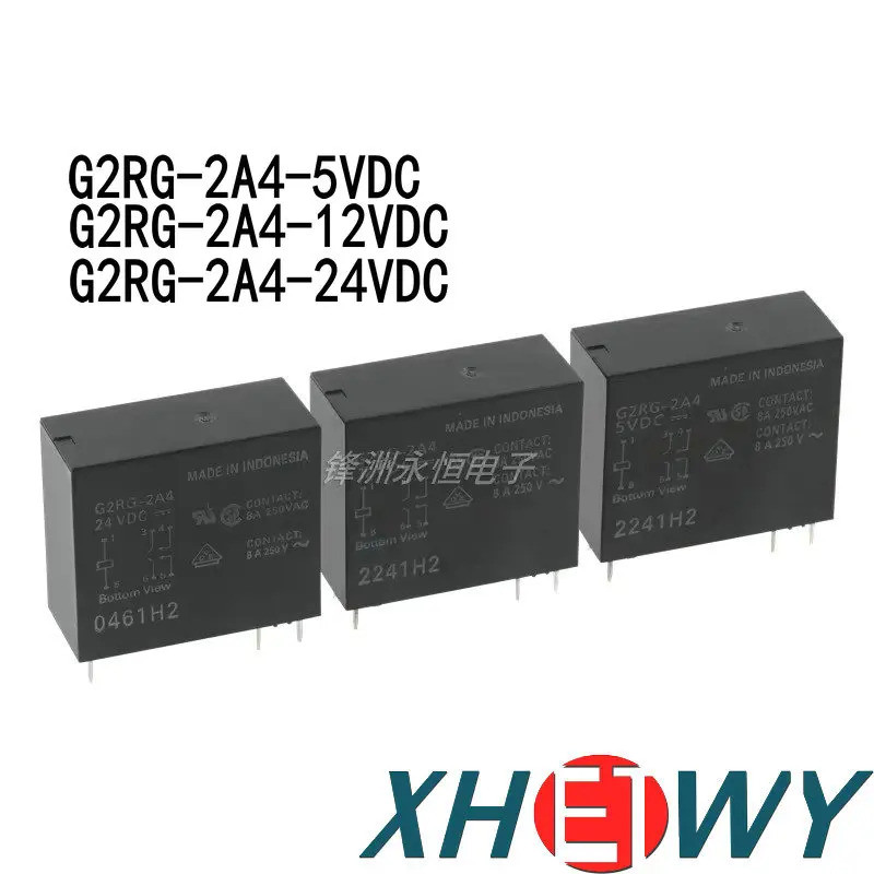 1PCS G2RG-2A4-12VDC G2RG-2A4-24VDC G2RG-2A4-5VDC 8A G2RG-2A4 5VDC 12VDC 24VDC G2RK-2-12VDC G2RK-2-24