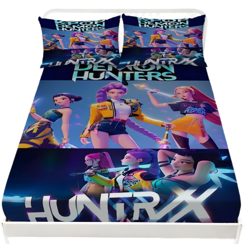 ชุดเครื่องนอน tema Demon Hunters KPOP สไตล์นักล่าปีศาจ