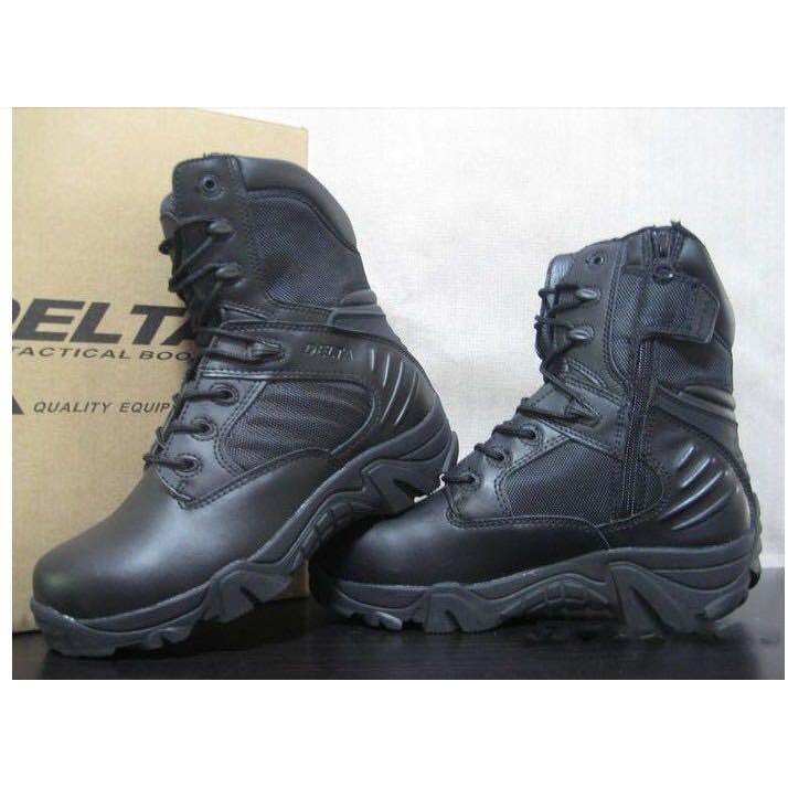DELTA TACTICAL BOOTS HIGH CUT สีดํา