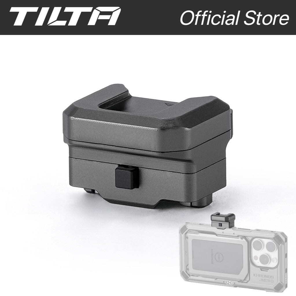 TILTA Khronos Cold Shoe Quick Release Adapter สําหรับกรง 15 Pro/Pro Max กรงสําหรับติดตั้ง Boom cs หร