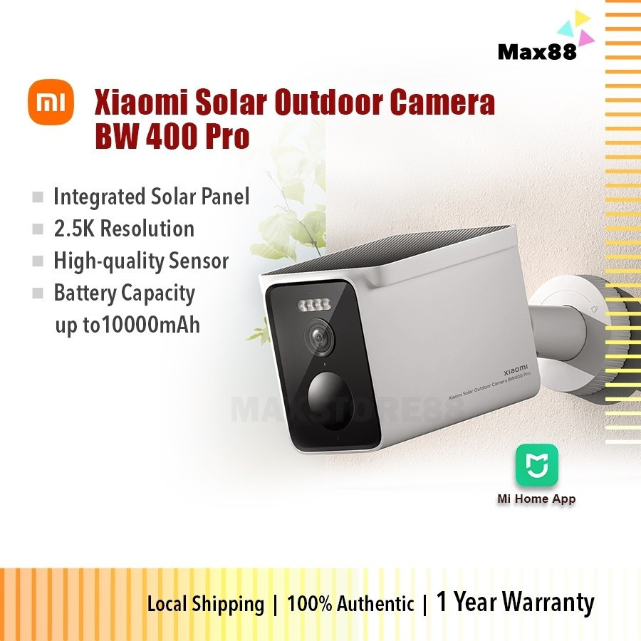 Xiao Solar Outdoor Camera BW400 Pro Set Smart Home APPHT99 N18A