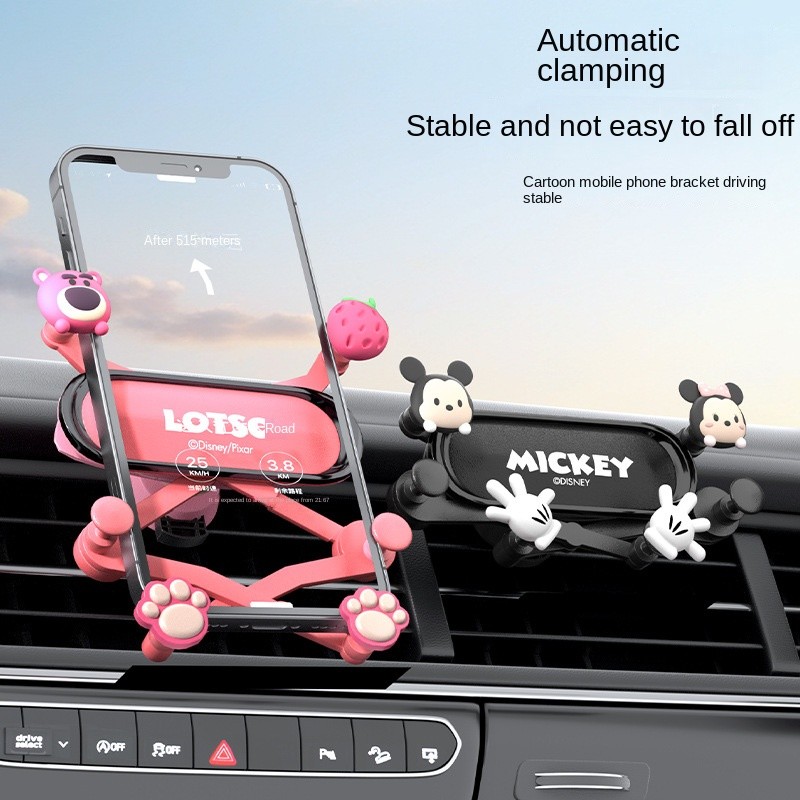 Car Phone Holder New Car Air Outlet Mobile Phone Stand for Car Interior Navigation Holder Mobile Pho