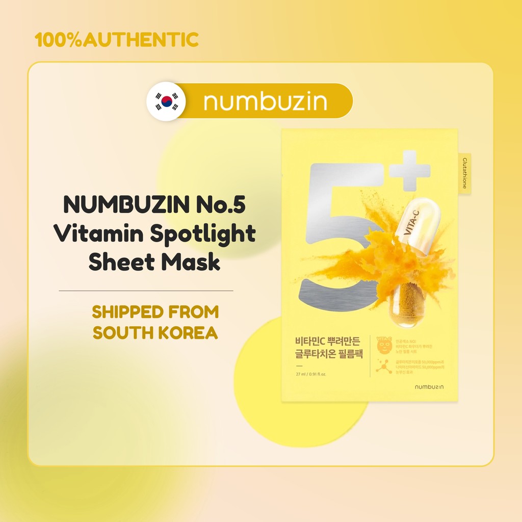 [NUMBUZIN] No.5 Vitamin Spotlight Mask pack 10p