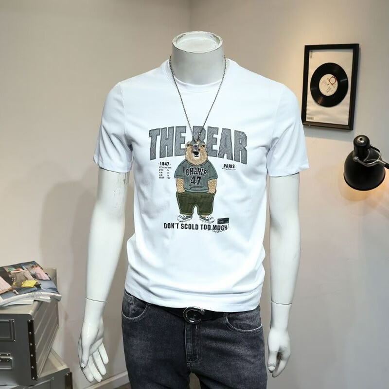 COD 2025 T-Shirt Men 2024 Summer New Japanese Style Trendy Casual Loose Versatile Top Design Sense N