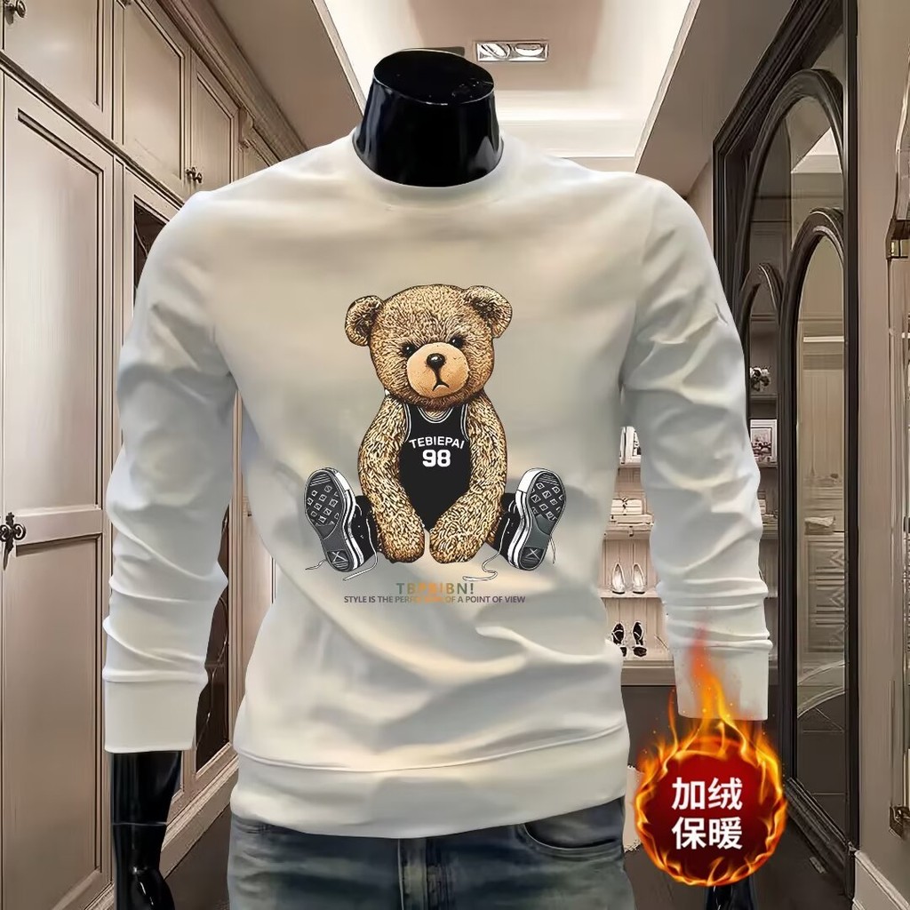 COD 2025WJ2064 Fleece Lined Cotton White P22 Colorful P23 M-5XL New 23 DI84