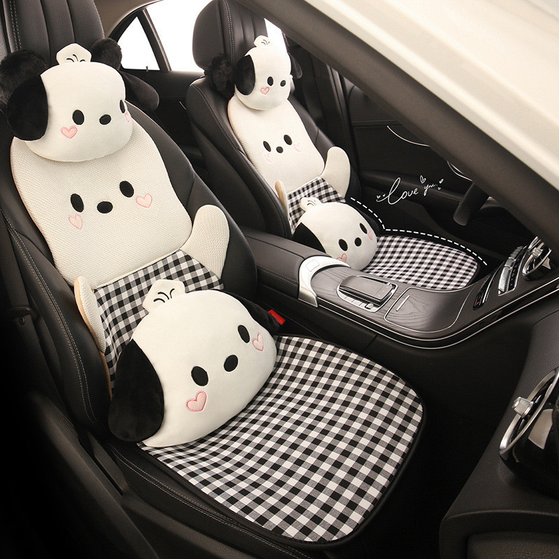 New Cartoon Pacha Dog Car Cushion Four Seasons Universal รูปที่ 2