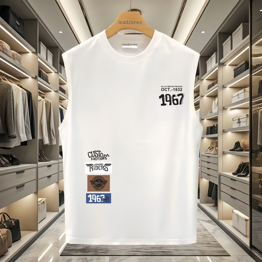 2025 NEW 2025P13 (200g Combed Cotton Vest) G2591 Black/White/S-5XL new23 N2SZ