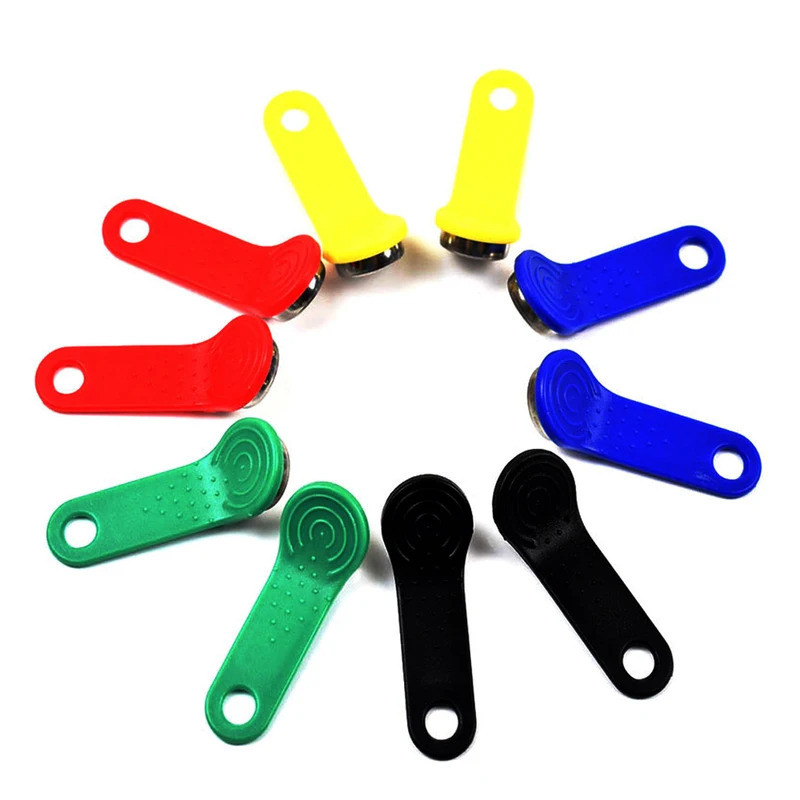 หลากสี 50 ชิ้น/ล็อต Rewritable RFID RW1990 iButton TM Touch Memory Clone Duplica Key Copy Card ซาวน่