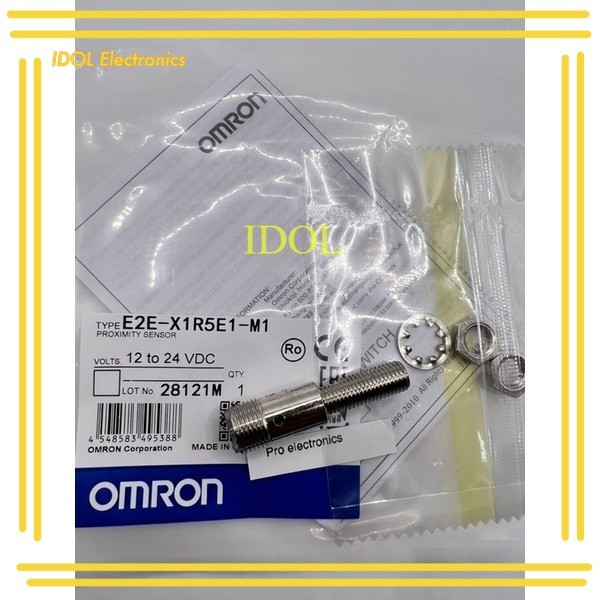 E2E-X1R5E1-M1 PROXIMITY SENSOR Inductive M8 NO NPN 1.5mm 10V to 40VDC 4-Pin พร้อมส่ง ออกบิลได้🇹🇭🇹🇭 ส