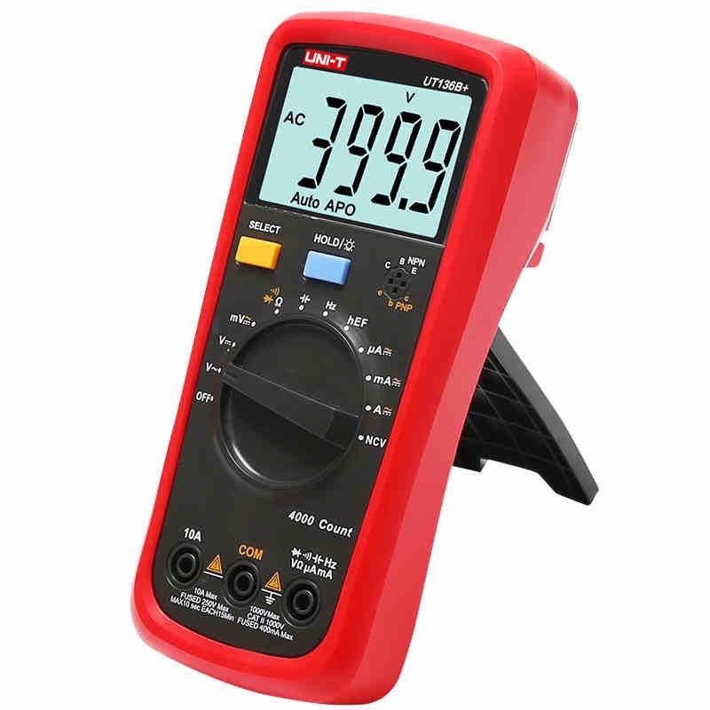Induction UT136C Anti-Burn Digital/NCV Multi-Function + Multimeter ช่างไฟฟ้าเมตร + การวัดตัวเก็บประจ