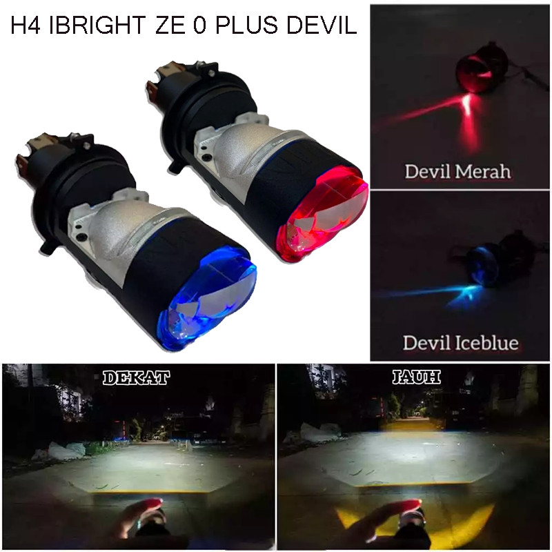 BRUSTYX พรีเมี่ยม H4 55 วัตต์ LED ไฟหน้า Original Epic Racing ZE5/ZE5 Pro สูงต่ํา AC DC Plus อลูมิเน
