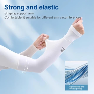 【TH Delivery】SOLOEVER Arm Sleeves 1 Pair ปลอกแขนกันแดด UV UPF50+ แขนเสื้อ ปลอกแขนฤดูร้อน พร้อมปลอกนิ้ว เย็น-เย็น ระบายอากาศที่ดี กันแสง UV ดีไซน์น้ำหนักเบา สำหรับปั่นจักรยานกลางแจ้งและกีฬา ออกกำลังกาย Fishing Sport ผู้ชาย
