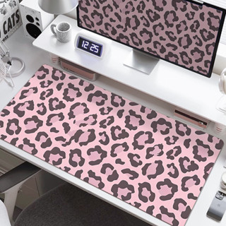 แผ่นรองเมาส์พิมพ์ลายเสือดาวสีชมพูการพิมพ์ ความละเอียดสูง แผ่…