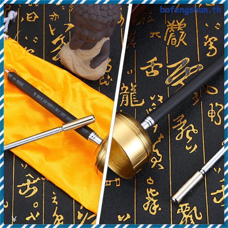 📦 Tibetan Buddhist Handmade Prayer Wheel Telescopic Hand Call Bell 1 Set