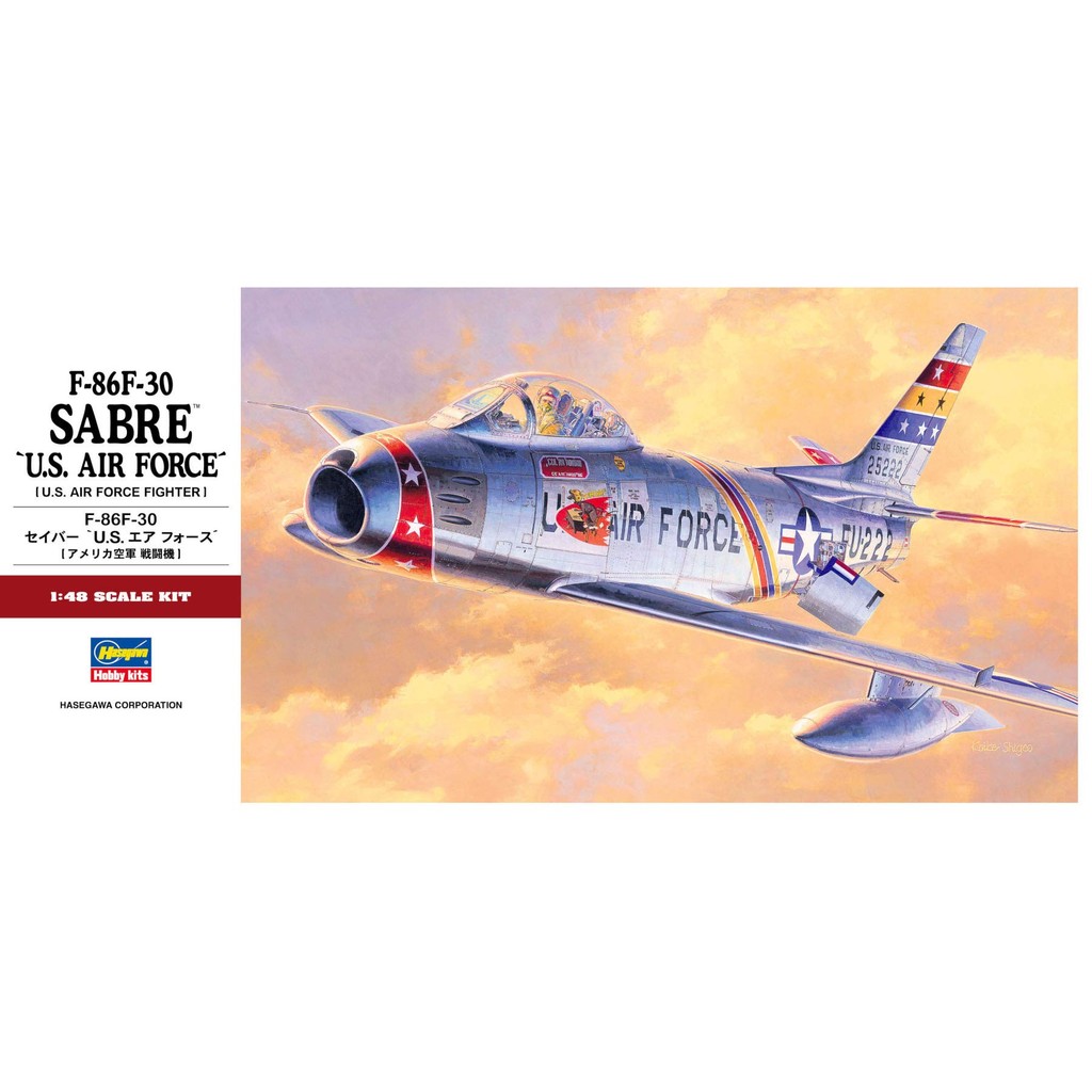ฮาเซงาวะ 1/48 รุ่นพิเศษ F-86F-30 ซีเบอร์ ทหารอากาศสหรัฐ สร้างโมเดลพลาสติกสมจริง พร้อมรายละเอียดสุดยอด - รูปที่ 2