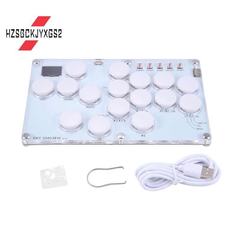 Hzsbckjyxgs216Key จอยสติ๊กคีย์บอร์ด Stick //Switch/Steam Controller Fight Sticks