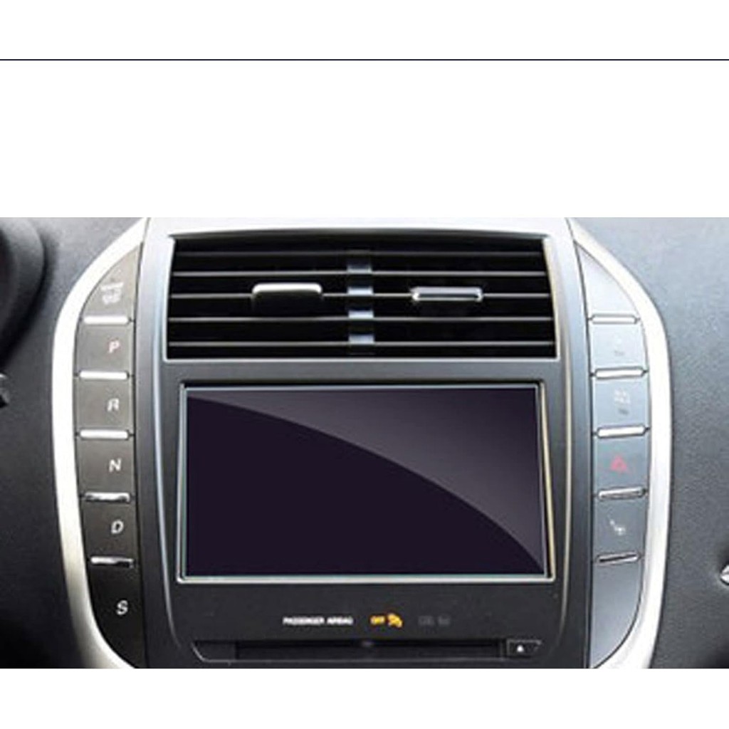 รถ GPS นําทางหน้าจอกระจกนิรภัยป้องกันฟิล์มสําหรับ Lincoln MKC MKZ MKS MKT MKX ภายในกระจกนิรภัยป้องกั