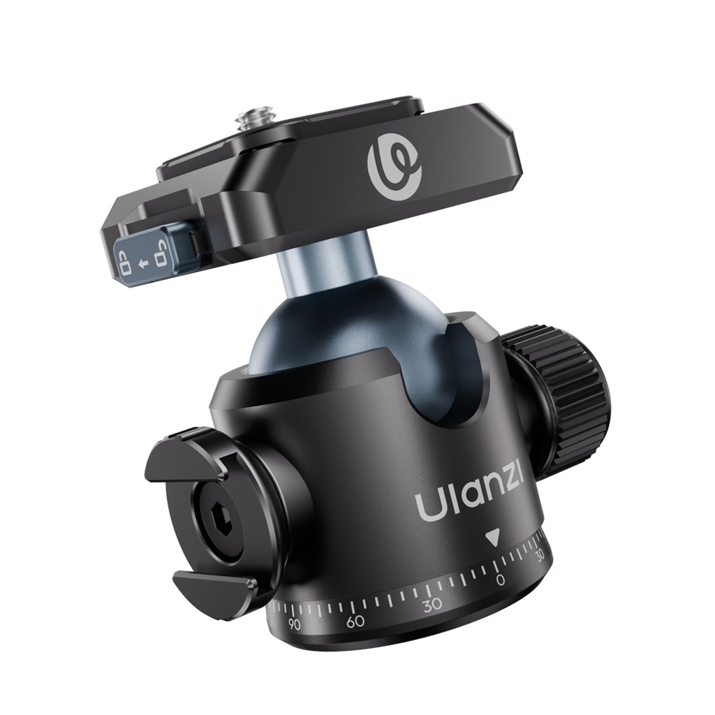 Ulanzi T100 Ball Head หัวบอลขาตั้งกล้อง Quick Release สำหรับ DSLR Mirrorless กล้องมืออาชีพ