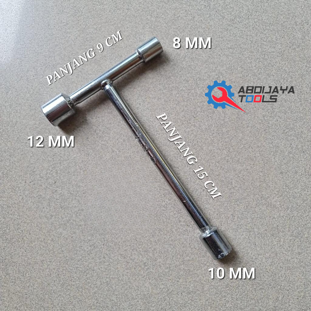 ประแจ T-Socket 3 ขนาด 8MM - 10MM - 12MM