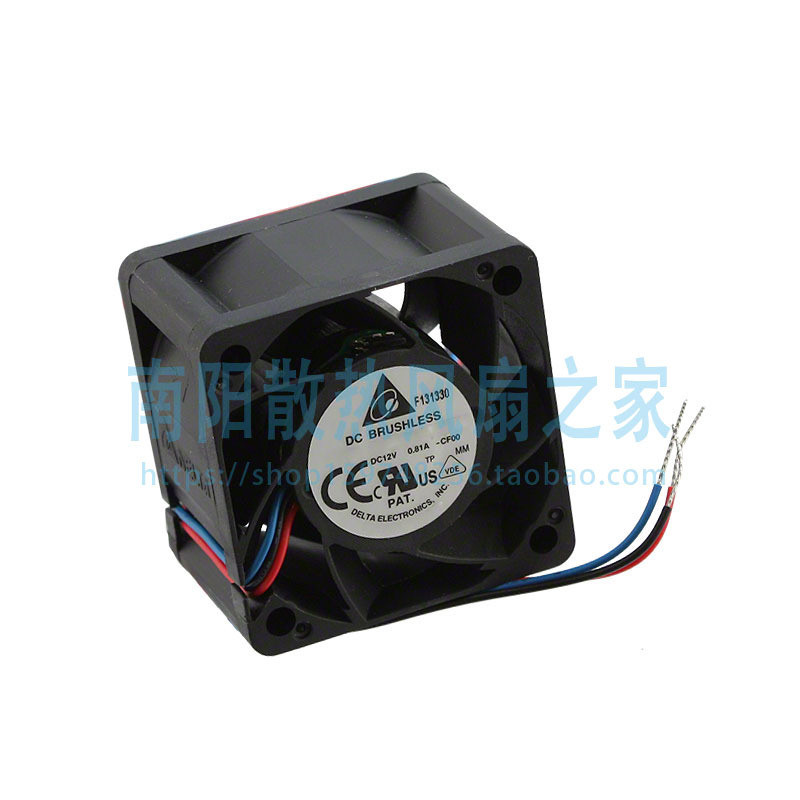 Delta/台达 FFB0412UHN-CF00 FAN AXIAL 40X28MM 12VDC WIRE 风 8JP1