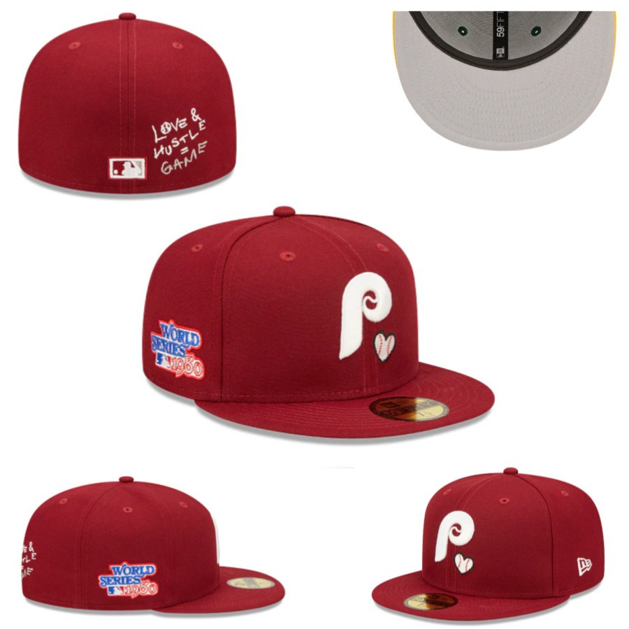 หมวกเต็มใบ philadelphia-phillies สำหรับทั้งผู้ชายและผู้หญิง