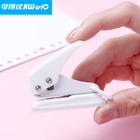 KW-triO (KW-triO) หมัดหลุมเดียว คู่มือ Push Type Punch มินิรูกลมเล็ก DIY