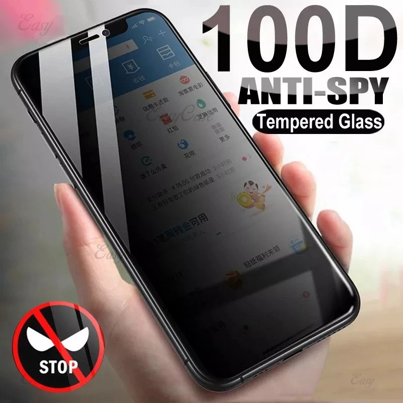 Anti-Spy ความเป็นส่วนตัวกระจกนิรภัยสําหรับiPhone 17 16