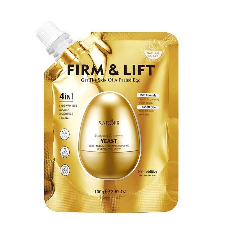 SADOER Yeast Collagen Light Lines Eggshell Veil Cream Smooth Mask