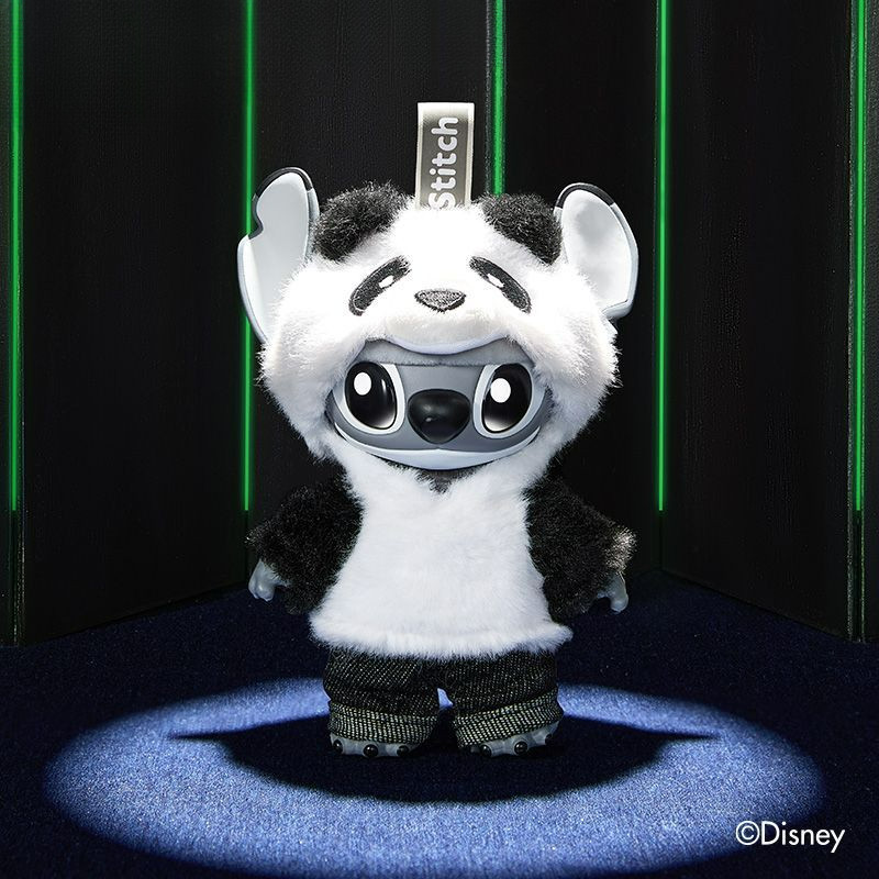 [ของแท้] Disney Stitch GenZ Street Series ของเล่นตุ๊กตาน่ารักสนุก Panda Stitch พวงกุญแจกระเป๋านักเรี
