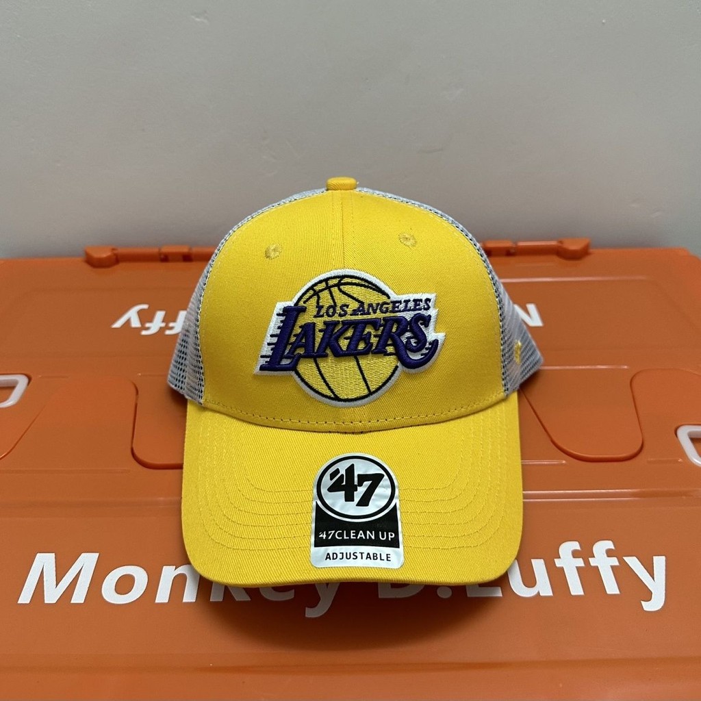 47brand Lakers Baseball Cap Unisex Casual Versatile Duckbill Cap Mesh cap