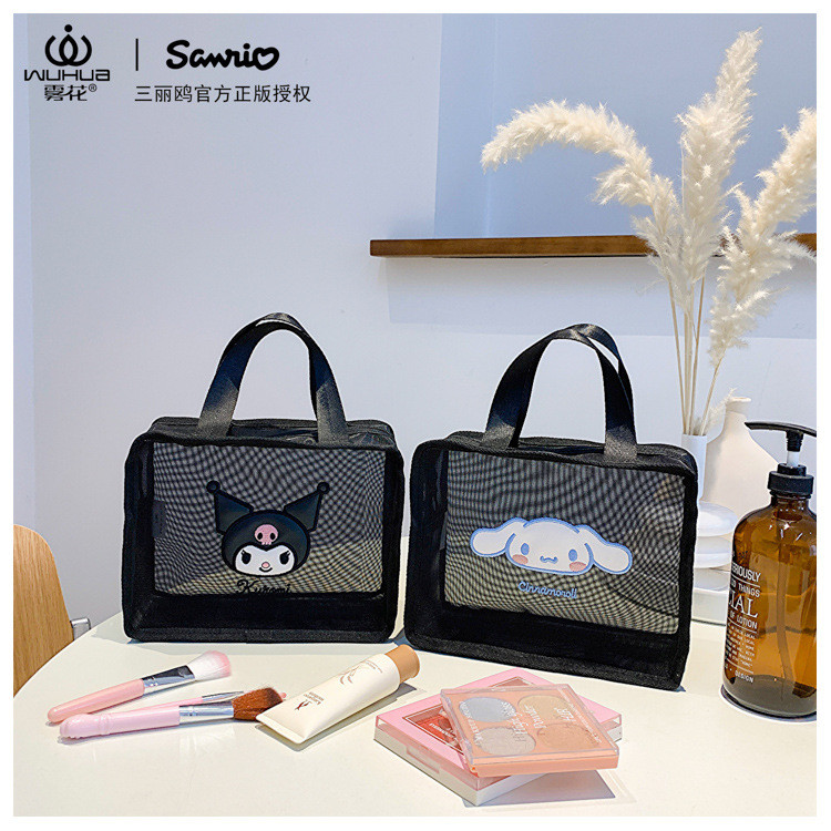 Gt2 Sanrio Kuromi Cinnamoroll กระเป๋าถือ ผ้าตาข่าย รูปที่ 4