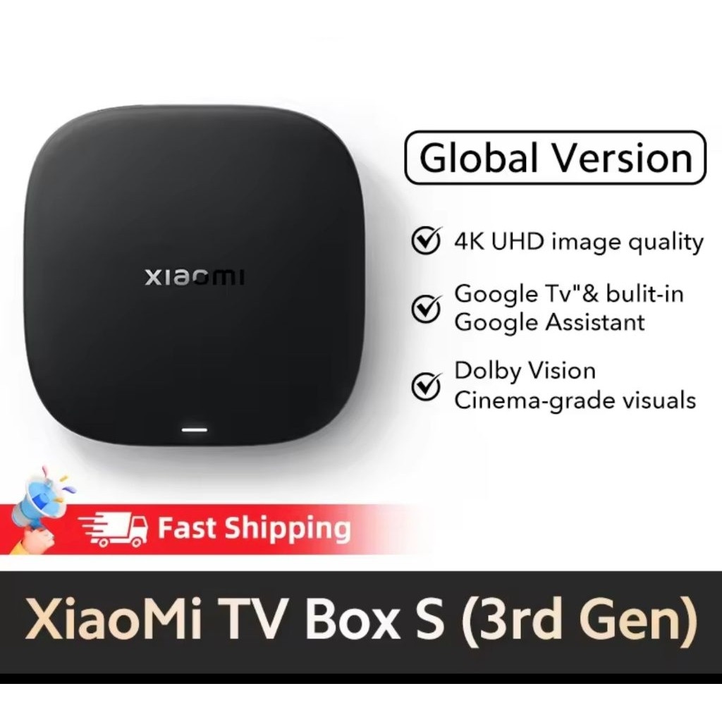 Xiaomi Mi TV Stick 4K FullHD Streaming Android TV Box Mi Box S3