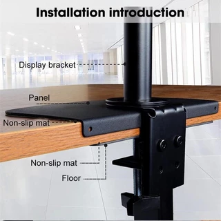 แผ่นรองกระจัง Monitor Arm Reinforcement Plate สำหรับติดตั้งขาตั้งจอคอมแบบหนีบกับโต๊ะ