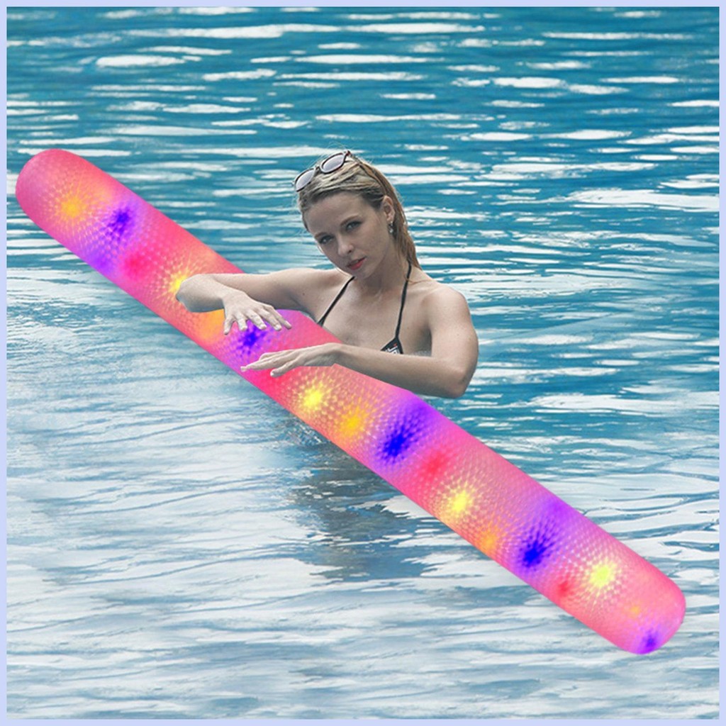 Inflatable Pool Noodles สําหรับผู้ใหญ่ Blow Up Pool PVC Noodles Giant เกมน้ํากลางแจ้งในตัวเงาสีสัน r