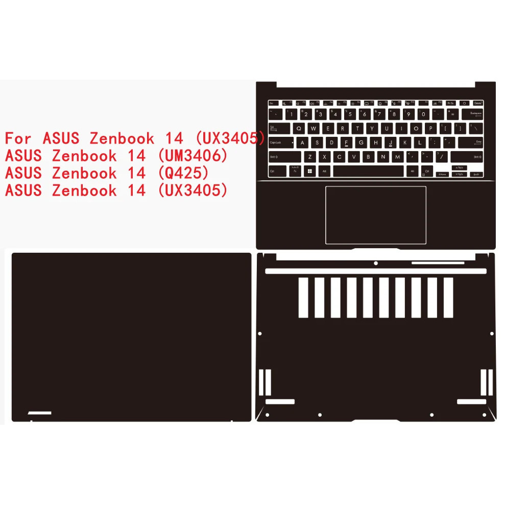 Full Body แล็ปท็อปไวนิล Decal สติกเกอร์ผิวสําหรับ Asus Zenbook 14 2025 2025 Ux3405 Um3406 Q425 Ux340