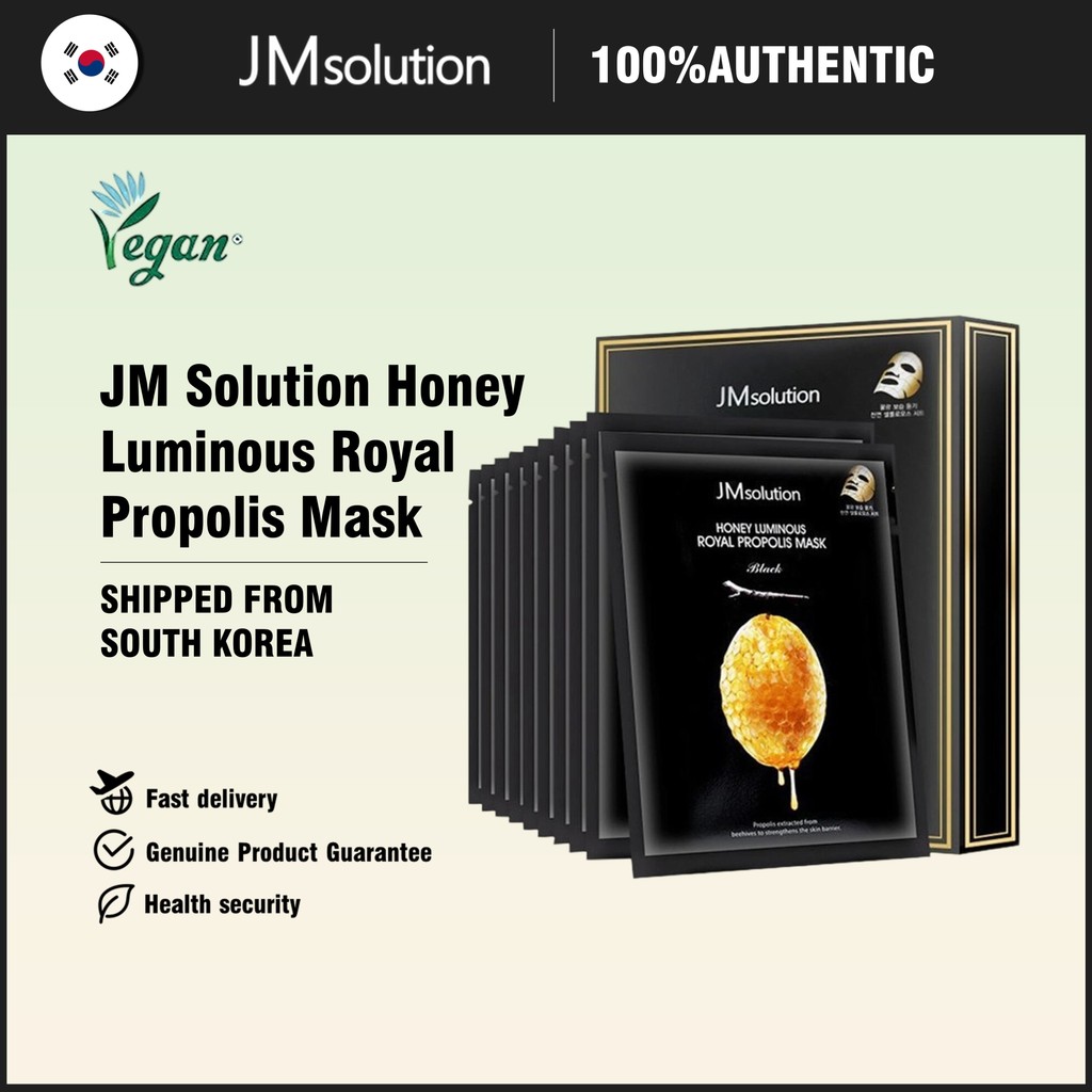 [JMSolution] Honey Luminous Royal Propolis Mask (10 แผ่น)