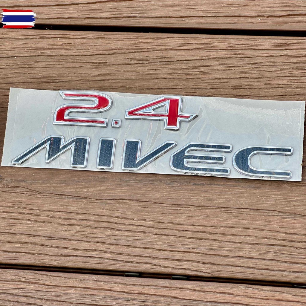 โลโก้ 2.4 MIVEC SPACE WAGON วัสดุทำจากเรซิ่น